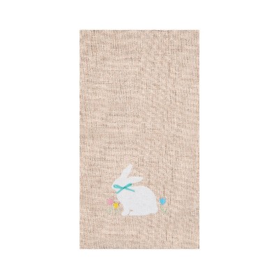 C&F Home White Bunny Easter Kitchen Towel