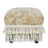 NicBex Accent Footstool Ottoman,Floral Jacquard Bench for Living Room,Bedroom,Entryway,Office - 3 of 4