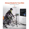 VEVOR Cycling Desk, Stationary Foldable Adjustable Bike Trainer & Treadmill Desk, Non-Slip Multi-Slot Bike Trainer Fitness Desk,Black - 3 of 4