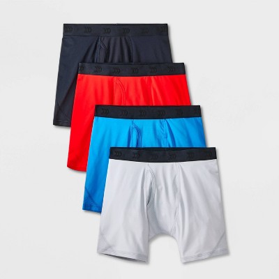 Boys' 4pk Mesh Boxer Briefs - All In Motion™ Red