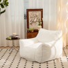 CAVINAS Comfy Bean Bag Chair with Back Support, Faux Fur Bean Bag Sofa for Adults - 2 of 4