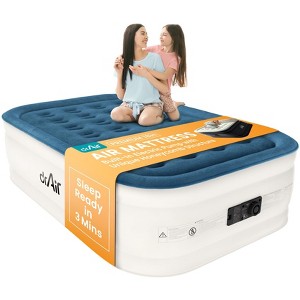 Dr. Air 18” Air Mattress with Electric Pump, Waterproof Velvety Top and Carry Bag - 1 of 4