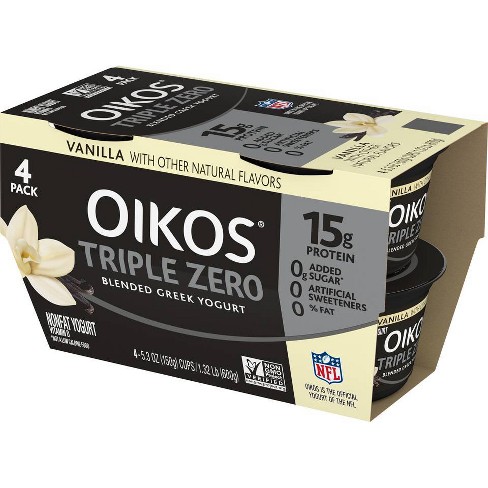 Oikos Triple Zero Greek Yogurt Nutrition Label | Besto Blog