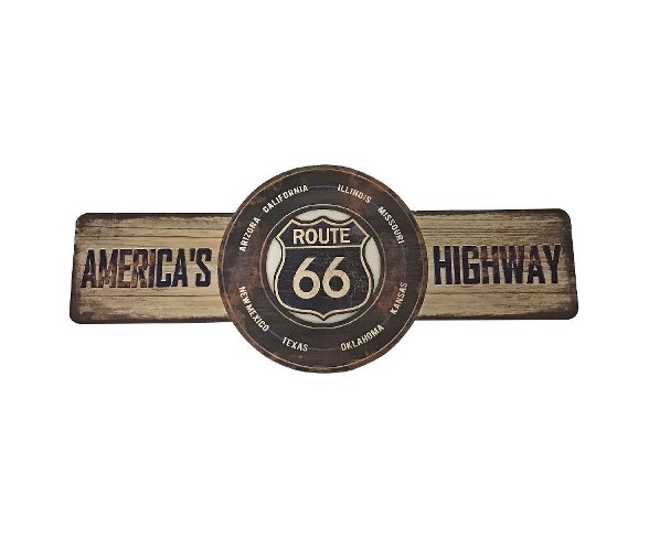 Wall Sign Panels Ind .1 X 17.75 X 7.5 - Brown - Creative Motion