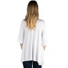 Maternity Open Front Elbow Length Sleeve Cardigan - 24seven Comfort Apparel™ - 3 of 3