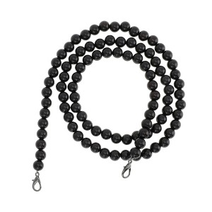 Unique Bargains Faux Pearl Handbag Strap Black 1 Pc - 1 of 4