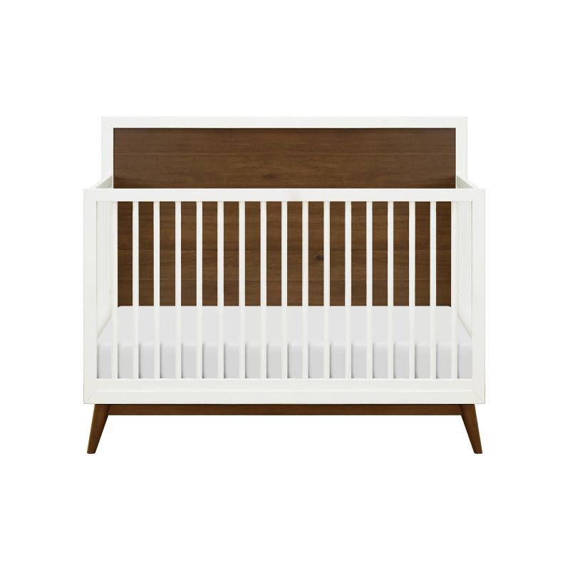 Babyletto Palma Mid-Century 4-in-1 Convertible Crib with Toddler Bed Conversion, 3 of 11