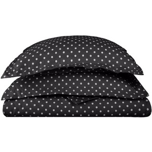 Modern 600 Thread Count Solid Cotton Blend Duvet Cover Set by Blue Nile Mills - 1 of 4