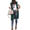 Nlife Womens Long Sweater Vests Sleeveless Open Front Cardigan Tunic Vest Long Cardigan Tops Coat for Fall Winter - 3 of 4