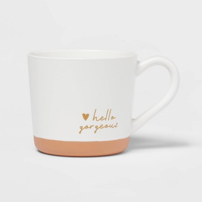 Hello Gorgeous Coffee Mug (16oz. - Microwave Safe) in Los Angeles, CA