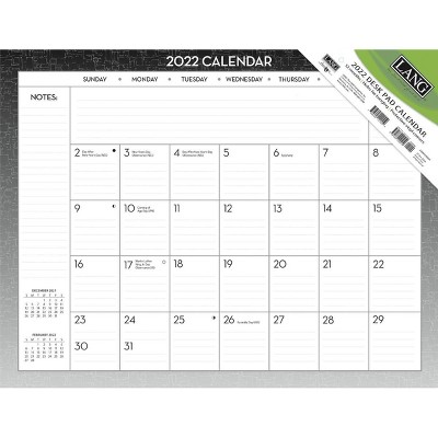 2022 Desk Pad Calendar Executive - Lang