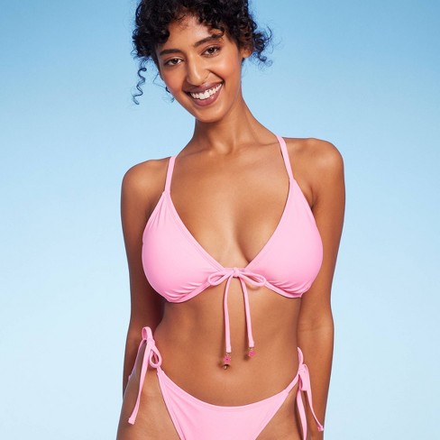 Ruched Underwire Bra Bikini Top - SPLASH