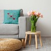 16"x16" Valentine's Day You've Won My Heart Square Throw Pillow Spring Green - e by design - 3 of 4