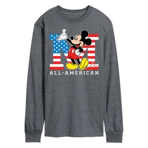 Men's - Disney - Americana Long Sleeve Graphic T-Shirt - 1 of 3