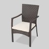 Garner 7pc Acacia Wood & Wicker Patio Dining Set - Brown - Christopher Knight Home - image 3 of 4