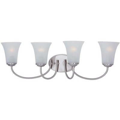 Maxim Lighting Logan 4 - Light Vanity in  Satin Nickel
