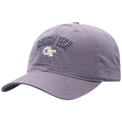 NCAA Georgia Tech Yellow Jackets Men's Skill Gray Garment Washed Canvas Hat