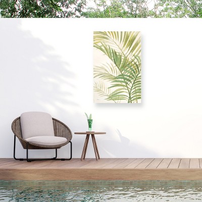 "Palms I Bright" Outdoor Canvas
