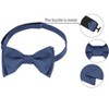 Allegra K Men's Solid Color Self-tied Formal Wedding Party Tuxedo Adjustable Bow Ties - 3 of 4