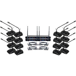 VocoPro Digital-Conference-16 16-Channel UHF Wireless Conference Microphone System, 900-927.2mHz - 1 of 1