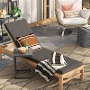 Esker Recycled Resin Rectangle C-Shaped Patio Accent Table Gray - Threshold™ - image 2 of 4