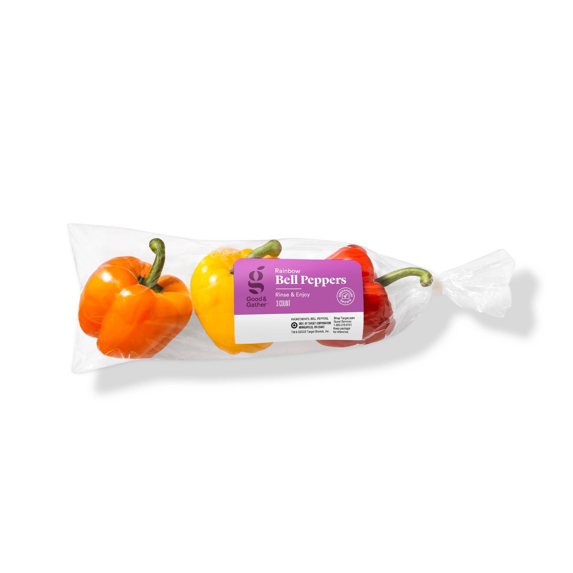 Rainbow Bell Peppers 3ct - Good & Gather™