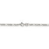 Black Bow Jewelry 2.5mm Sterling Silver Solid Figaro Chain Necklace - 4 of 4