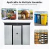 CAVINAS Multi-Functional Outdoor Storage Shed with Lockable Sliding Doors and Transparent plate - 4 of 4