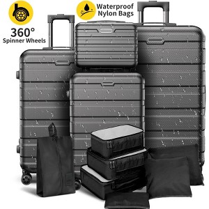Famistar 11-Piece Luggage Sets, Checked & Carry on Spinner