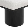 Meridian Furniture,Pavilion Boucle Fabric Bench - 4 of 4