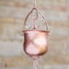 Marrgon Copper Rain Chain with Pot Style Cups for Gutter Downspout Replacement - 2 of 4