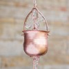 Marrgon Copper Rain Chain with Pot Style Cups for Gutter Downspout Replacement - image 2 of 4