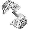 Worryfree Gadgets Stainless Steel Band for Apple Watch Ultra 49mm for Men Women - Silver - 3 of 4