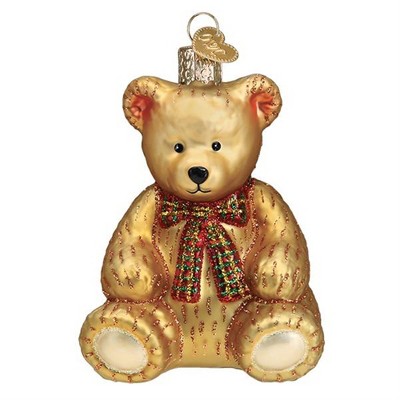 Old World Christmas Glass Blown Ornament, Teddy Bear