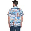 HAPPY BAY Men's Hawaiian Shirts Short Sleeve Button Down Shirt Men's Hawaii Shirts Boho Vacation Summer Beach Shirts for Men - 2 of 4