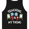 Men's - Dr. Seuss - Teaching Is My Thing Graphic Tank Top - 2 of 4