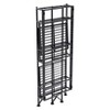 32.5" Extra Storage 3 Tier Foldable Metal Shelf - Breighton Home - 4 of 4
