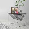 Americanflat 8x10 Hinged Picture Frame in Walnut with Two Displays in Shatter Resistant Glass for Tabletop - 4 of 4