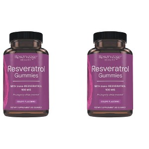Reserveage Beauty, Resveratrol Gummies 100 mg, Vegan, 60 Gummies - 1 of 4