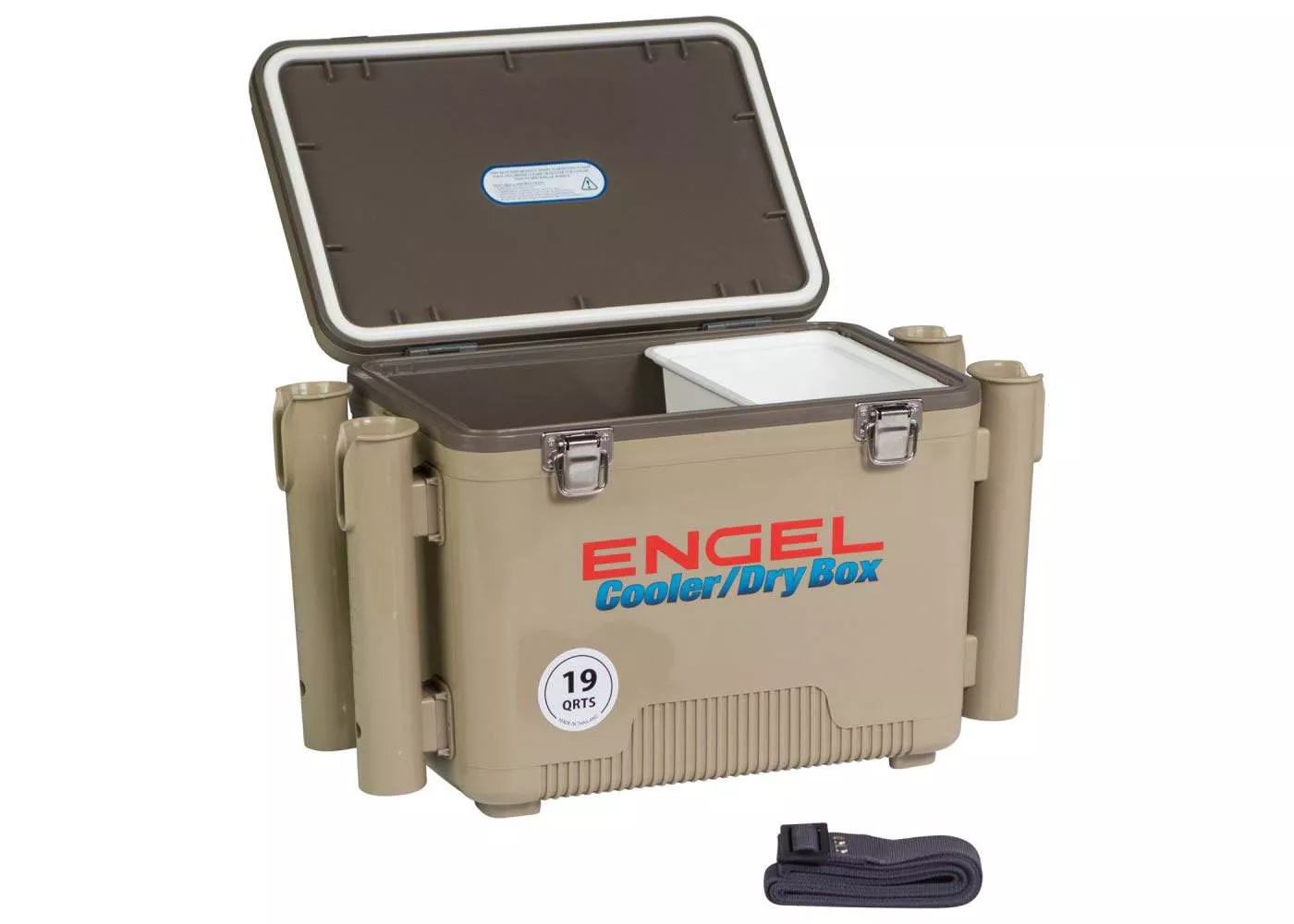 Engel 19-Quart Dry Box with Rod Holder