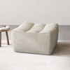 Modular Sofa,Lazy Floor Sofa, Linen Fabric Ottoman Module, Fireside Chair, Corner Relax Sofa Couch for Living Room, Apartment - 2 of 4