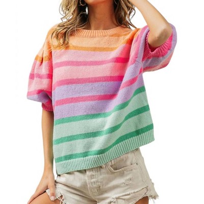 Women's Puff Sleeve Sweater - BiBi