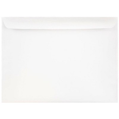 JAM Paper 9 x 12 Booklet Commercial Envelopes White 13751