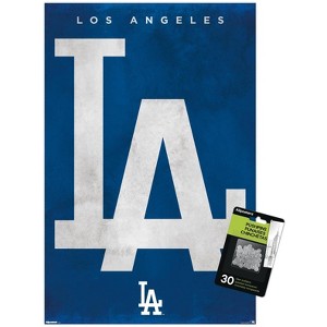 Trends International MLB Los Angeles Dodgers - Logo 25 Unframed Wall Poster Prints - 1 of 4