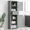 67'' Tall Bathroom Storage Cabinet, Wood Freestanding Storage Cabinet With Drawer, Narrow Cabinet Organizer for Bathroom Kitchen Living Room - 2 of 4