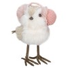 Northlight 6.25" Winter Bird in Pink Earmuffs Tabletop Christmas Decoration - 4 of 4