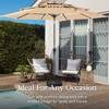 Best Choice Products 10ft 3-Tier Patio Umbrella, Market Sun Shade w/ Tilt Adjustment, Easy Crank - 4 of 4