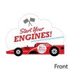 Big Dot of Happiness Let's Go Racing - Racecar - Shaped Fill-in Invites - Birthday Party or Baby Shower Invite Cards with Envelopes - Set of 12 - 2 of 4