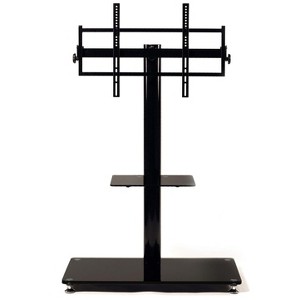 TransDeco Flat panel TV mounting system w/casters for up to 75Inch plasma or LCD/LED TVs - 1 of 4