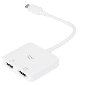 Monoprice USB-C to Dual 4K HDMI Adapter For Galaxy S9/S9+ MacBook Air2020-2018 MacBook/MacBook Pro2020 2019 2018 2017 iPad Pro 2018 Dell XPS13/15 - 1 of 4